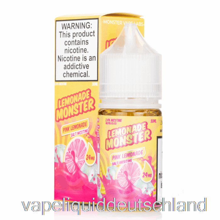 Rosa Limonade – Limonade Monster Salts – 30 Ml 24 Mg Vape Deutschland